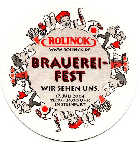 steinfurt st-nw rolinck braufest 3ab (rund215-2004-schwarzrot)